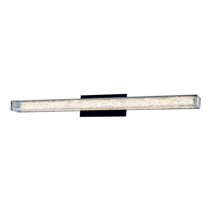 Avenue Cermack St. LED 32" Bath Bar, Black/Marbilized Acrylic - HF9231-BLK
