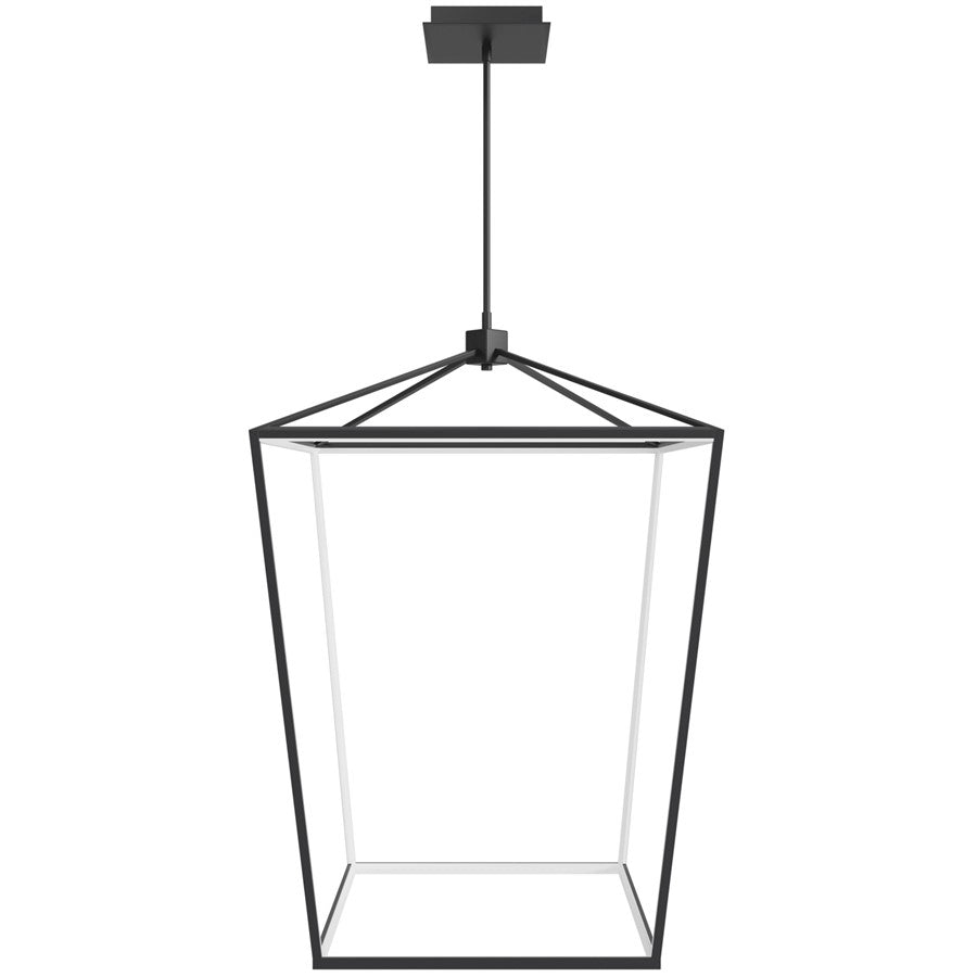 Avenue Lighting Park Ave. LED Light 42" Cage Pendant, Black - HF9402-BK