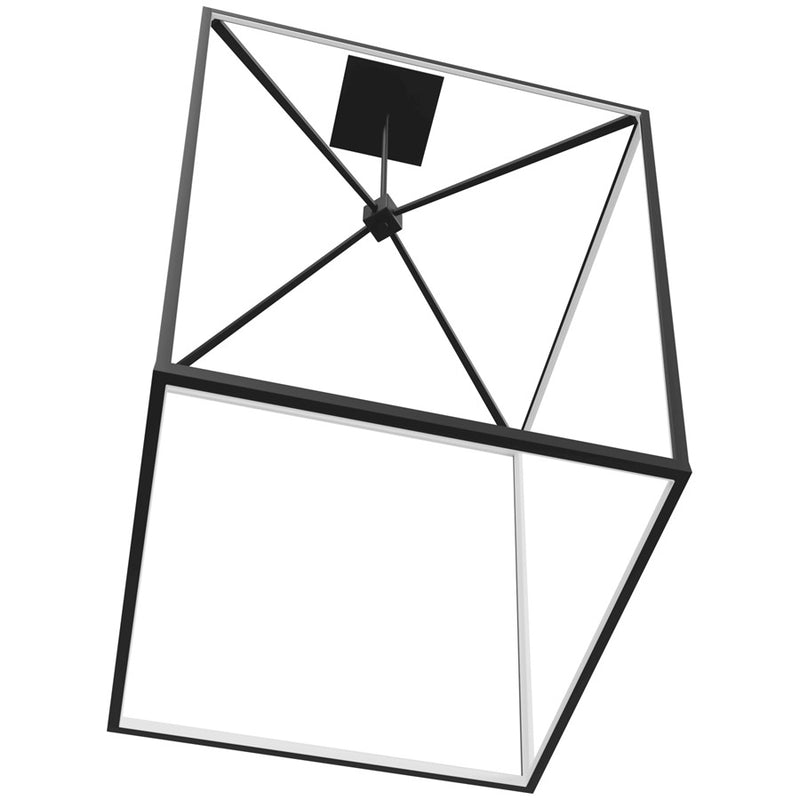 Avenue Lighting Park Ave. LED Light 42" Cage Pendant, Black - HF9402-BK