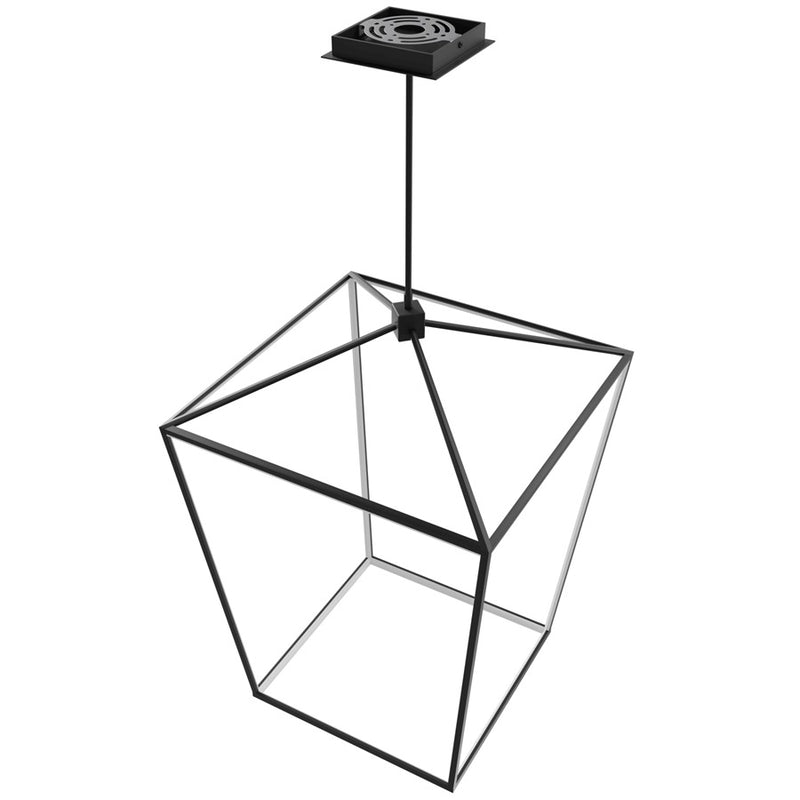 Avenue Lighting Park Ave. LED Light 42" Cage Pendant, Black - HF9402-BK
