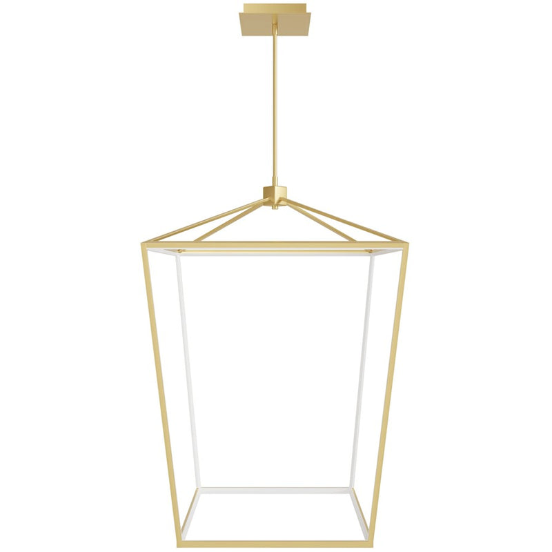 Avenue Lighting Park Ave. LED Light 42" Cage Pendant, Gold