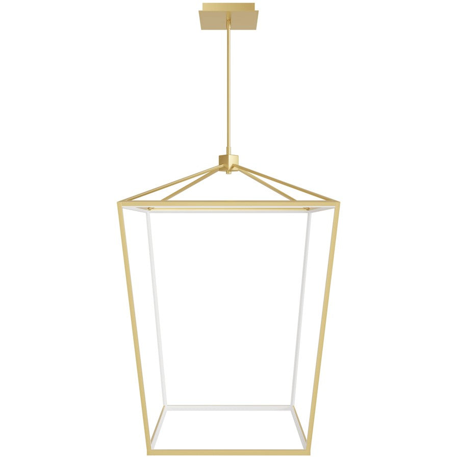 Avenue Lighting Park Ave. LED Light 42" Cage Pendant, Gold - HF9402-GLD