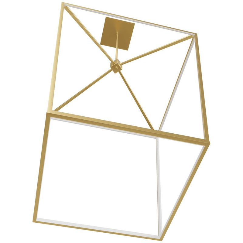 Avenue Lighting Park Ave. LED Light 42" Cage Pendant, Gold - HF9402-GLD