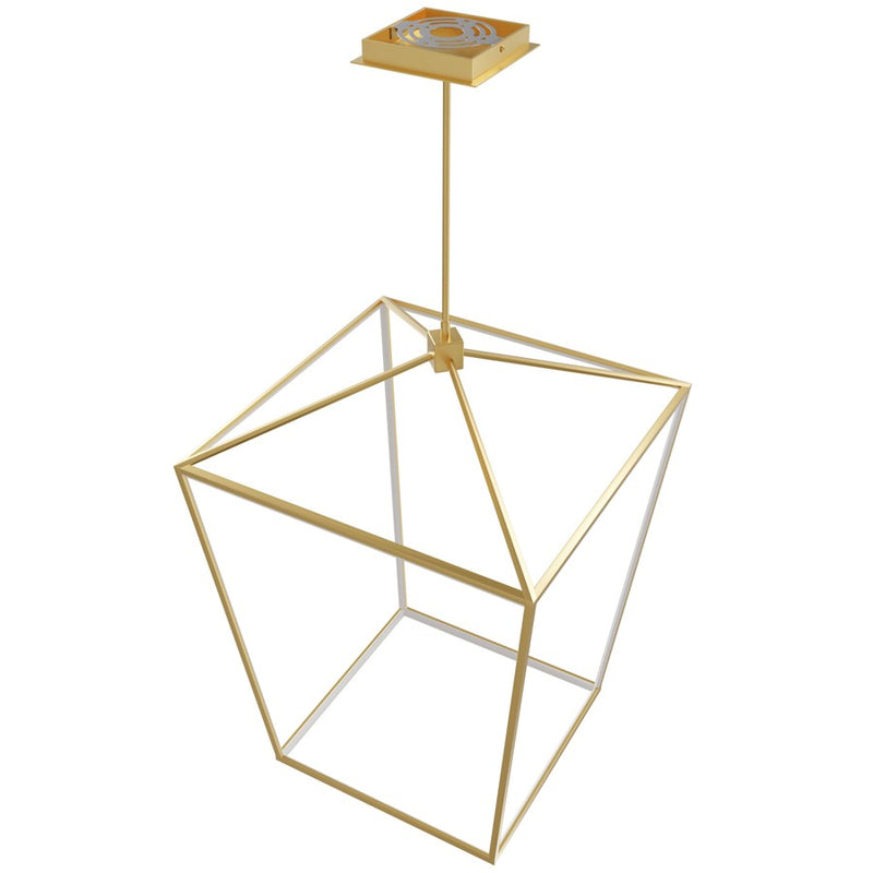 Avenue Lighting Park Ave. LED Light 42" Cage Pendant, Gold - HF9402-GLD