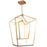 Avenue Lighting Park Ave. LED Light 42" Double Cage Pendant, Gold - HF9412-GLD