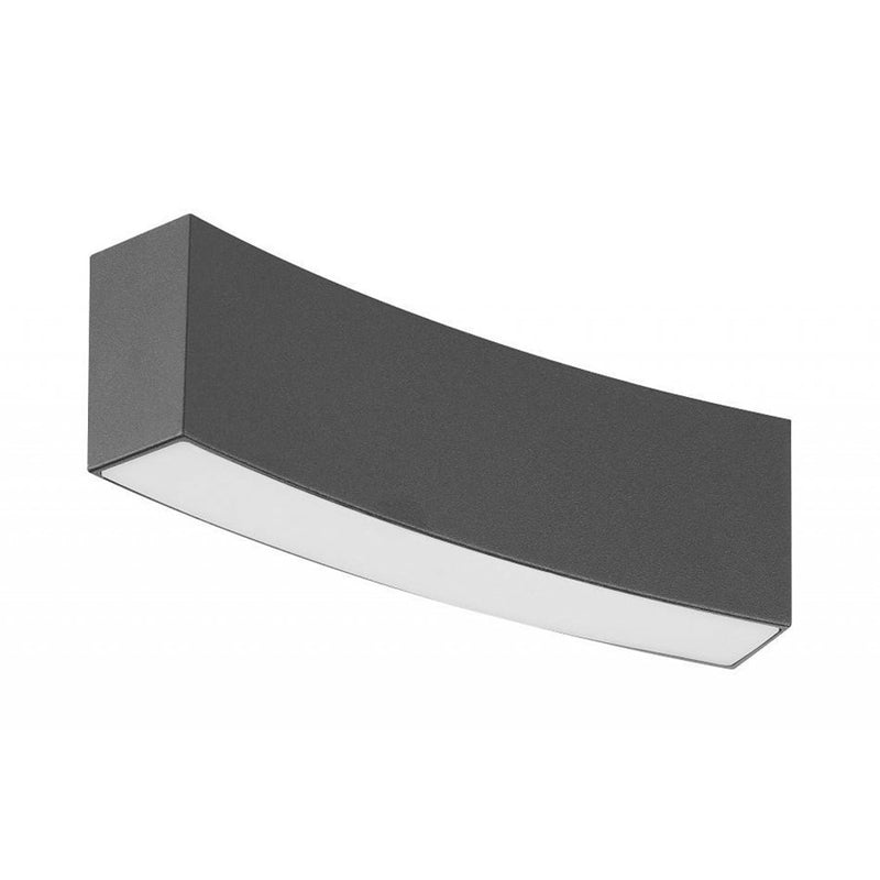Avenue Magnetix 5"W Curved LED Light, BK with Frosted Diffuser - AEML008-CSM-BLK