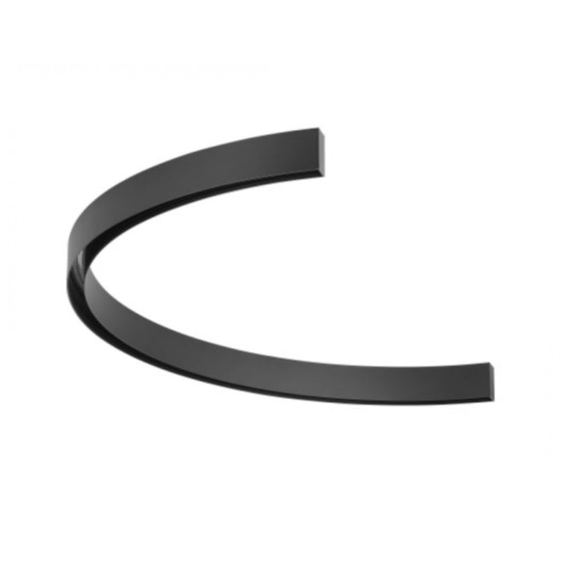 Avenue Lighting Magnetix 1/2 Curved Track 39.5"L 200W Max - AEML180-CSM-BLK