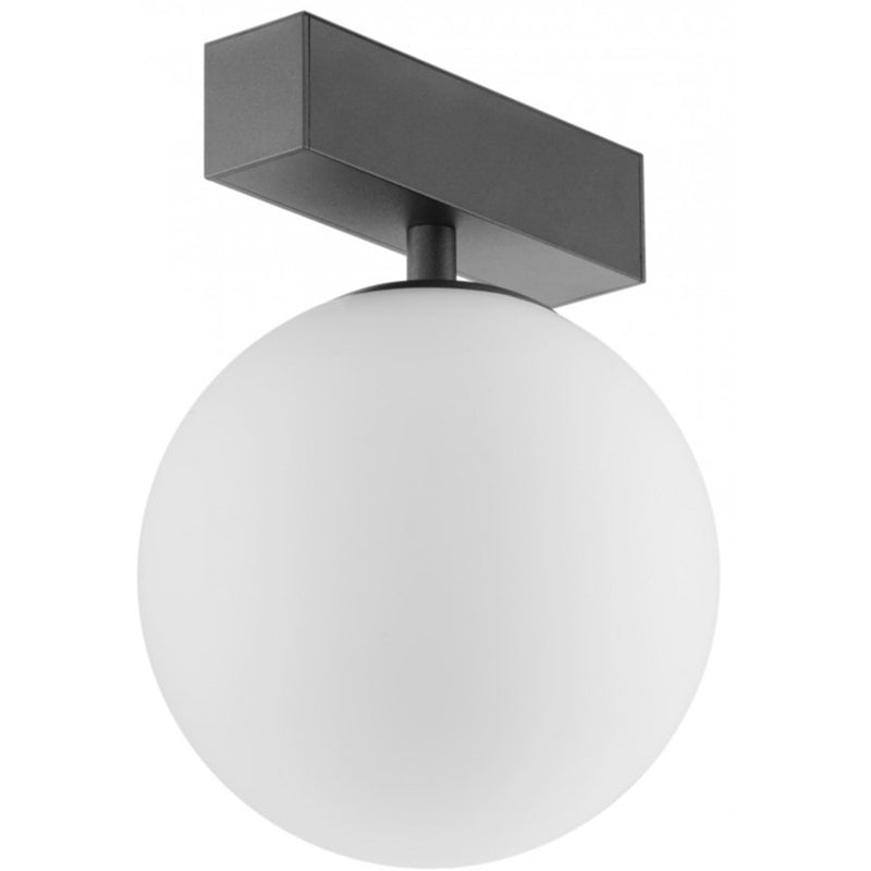 Avenue Lighting Magnetix Round Globe Light/White Glass 5W - AEML4100-BK