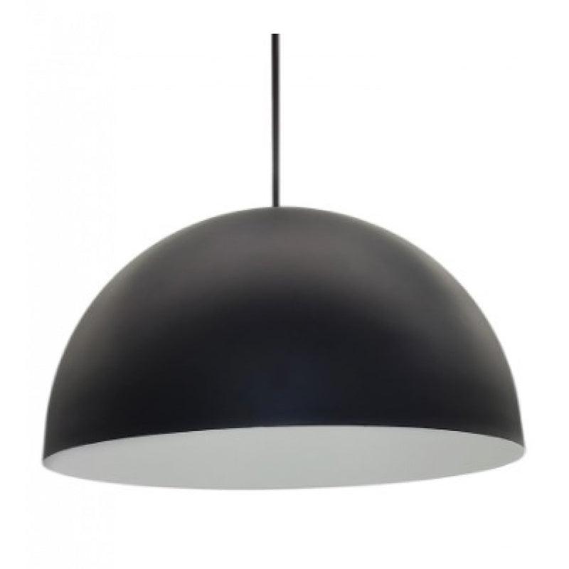 Avenue Lighting Magnetix 12"W Dome-Shaped LED Pendant 10W - AEML5562-BK-WHT