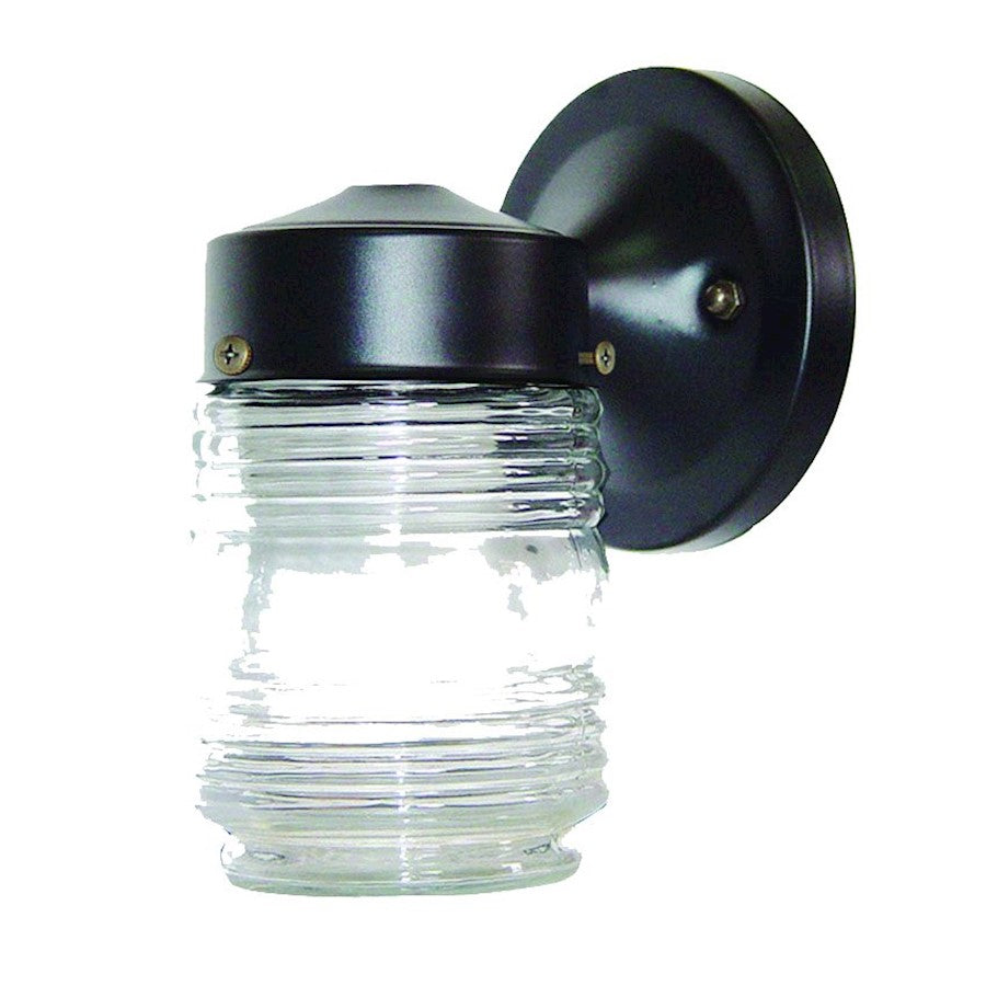 Acclaim Lighting Builder'S Choice 1 Light 7" Wall Sconce, Matte Black