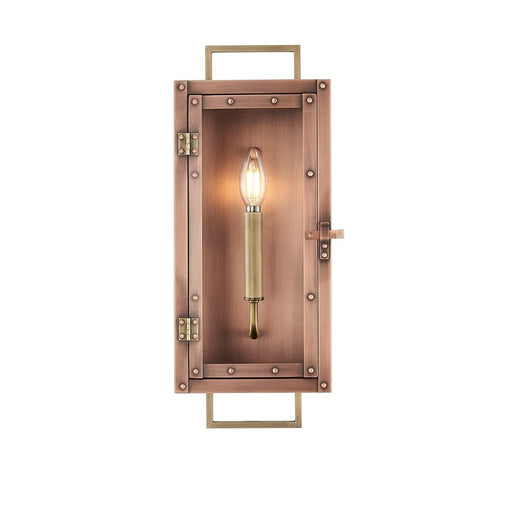 Acclaim Lighting 1Lt 18" Oudoor Wall Mount, Antique Copper/Brass/Clear
