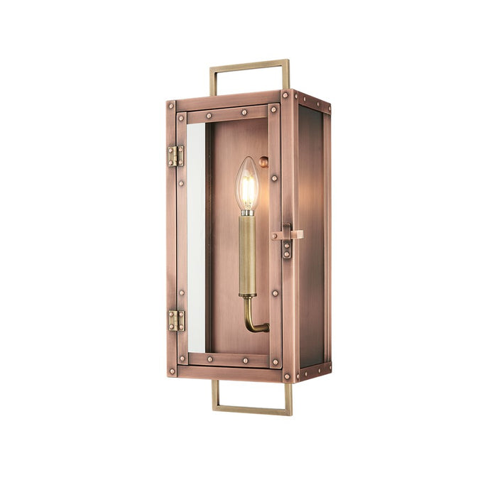 Acclaim Lighting 1Lt 18" Oudoor Wall Mount, Antique Copper/Brass/Clear