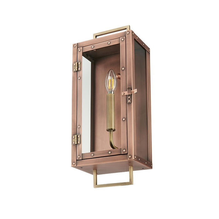 Acclaim Lighting 1Lt 18" Oudoor Wall Mount, Antique Copper/Brass/Clear