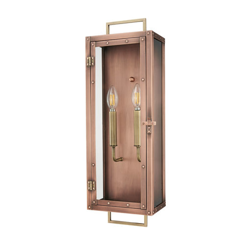 Acclaim Lighting 2Lt 24" Oudoor Wall Mount, Antique Copper/Brass/Clear