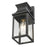Acclaim Lighting 1 Light 14" Oudoor Wall Mount, Matte Black/Clear