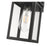 Acclaim Lighting 1 Light 14" Oudoor Wall Mount, Matte Black/Clear