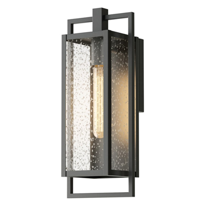 Acclaim Lighting 1 Light 13" Oudoor Wall Mount, Matte Black/Seeded