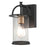 Acclaim Lighting 1Lt 17" Oudoor Wall Mount, Matt Black and Brass/Clear