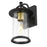 Acclaim Lighting 1Lt 17" Oudoor Wall Mount, Matt Black and Brass/Clear