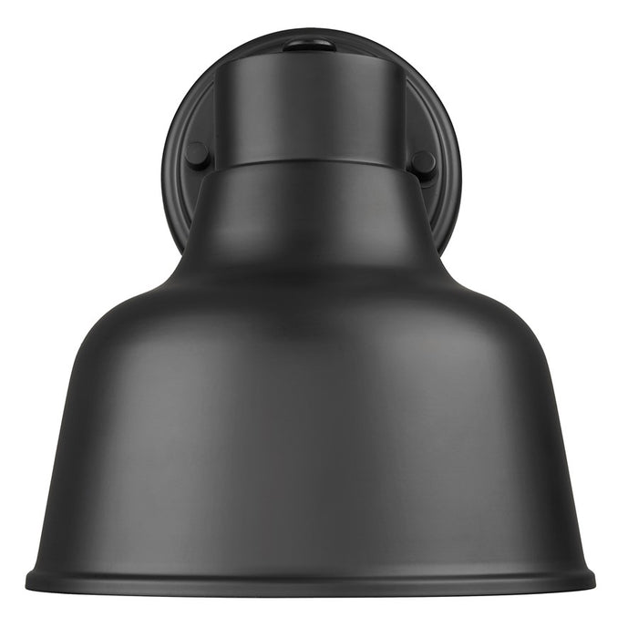 Acclaim Lighting 1 Light 12" Oudoor Wall Mount, Matte Black/White Gloss