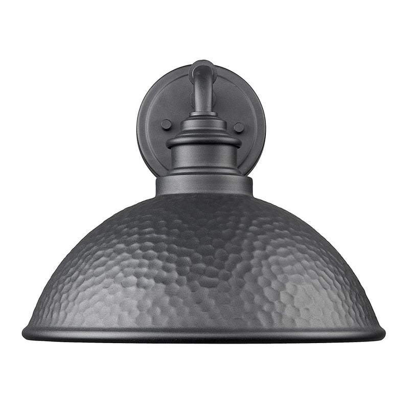 Acclaim Lighting 1Lt 11" Oudoor Wall Mount, Hammered Black/Gold/Black