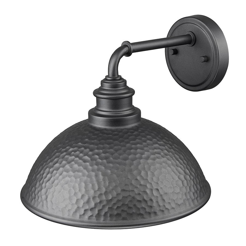 Acclaim Lighting 1Lt 11" Oudoor Wall Mount, Hammered Black/Gold/Black