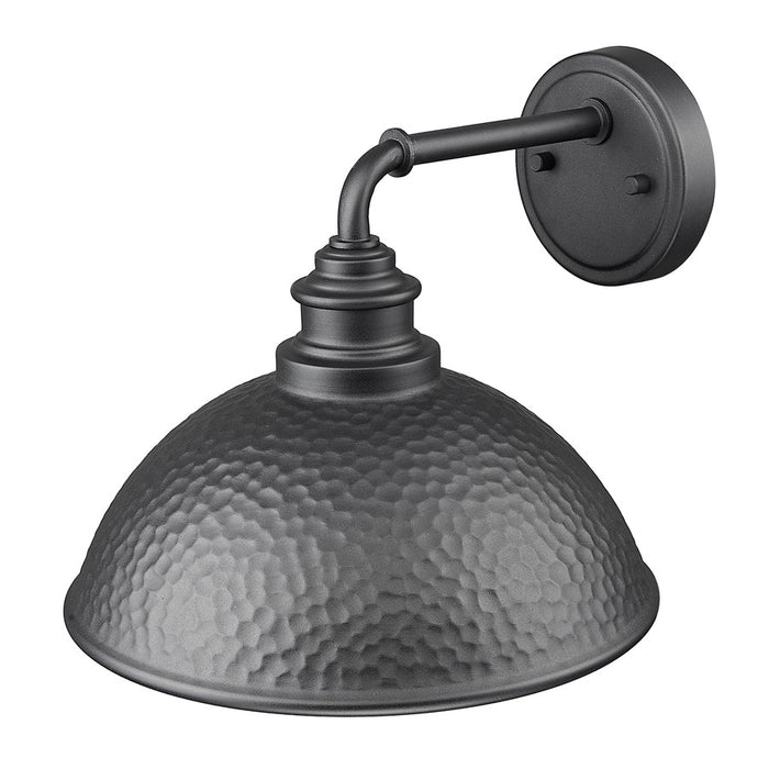 Acclaim Lighting 1Lt 11" Oudoor Wall Mount, Hammered Black/Gold/Black