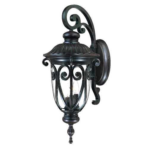 Acclaim Lighting Naples 3 Light Wall Sconce, Marbleized Mahogany