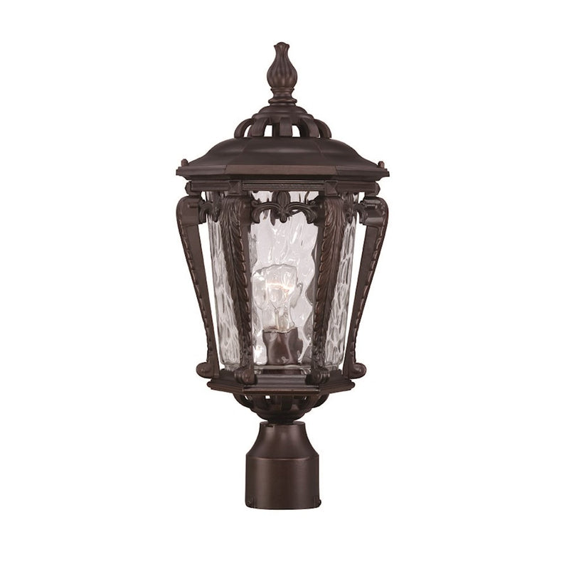 Acclaim Lighting Stratford 1 Light Post Mount, Architectural Bronze