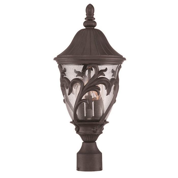 Acclaim Lighting Capri 3 Light Post Mount, Black Coral