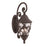 Acclaim Lighting Capri 3 Light Wall Sconce, Black Coral