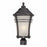 Acclaim Lighting Vero 1 Light Post Mount, Black Coral