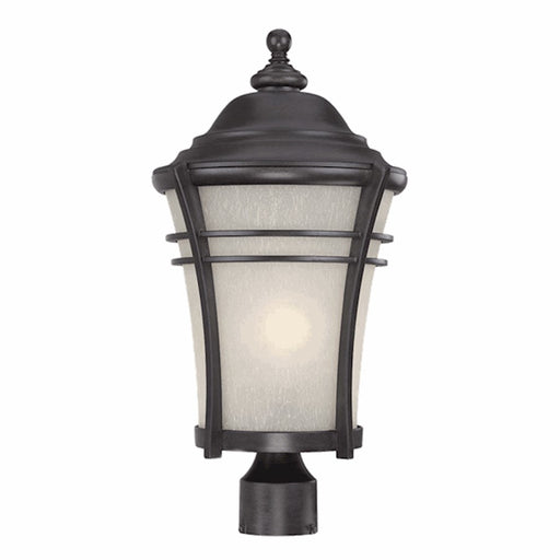 Acclaim Lighting Vero 1 Light Post Mount, Black Coral