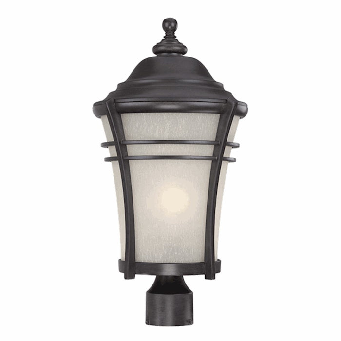 Acclaim Lighting Vero 1 Light Post Mount, Black Coral