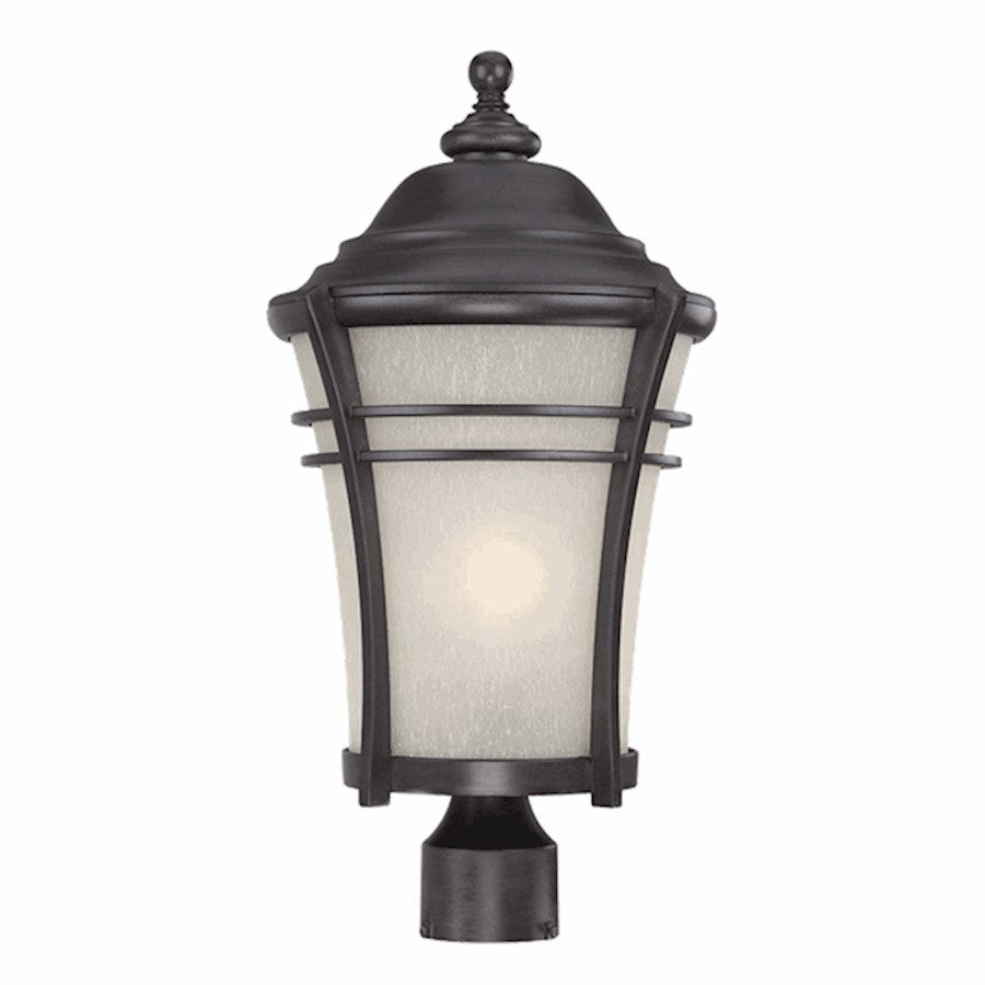 Acclaim Lighting Vero 1 Light Post Mount, Black Coral