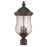 Acclaim Lighting Bellagio 3 Light Post Mount, Black Coral