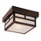 Acclaim Lighting Artisan 2 Light Flush Mount, Architectural Bronze