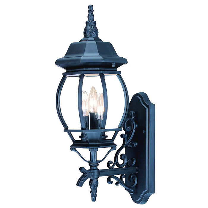 Acclaim Lighting Chateau 3 Light 22.75" Wall Sconce, Matte Black