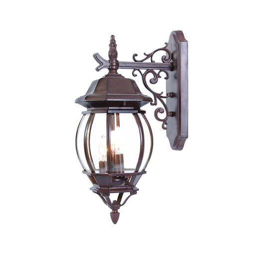 Acclaim Lighting Chateau 3 Light Wall Sconce, Burled Walnut