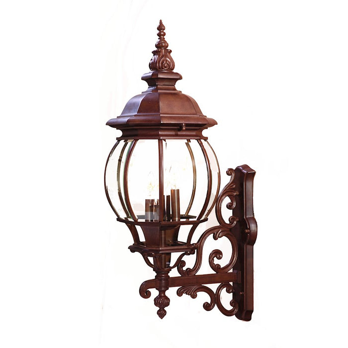 Acclaim Lighting Chateau 4 Light Wall Sconce, Burled Walnut