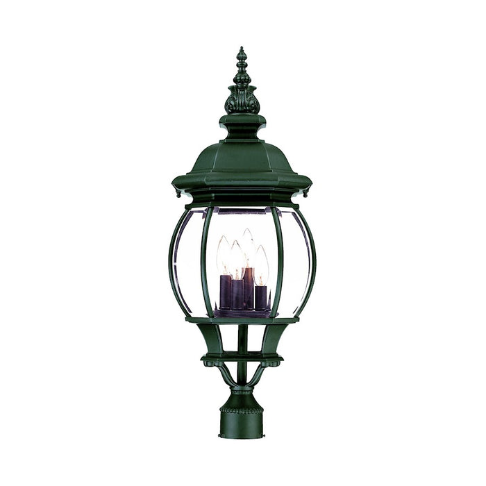 Acclaim Lighting Chateau 4 Light Post Mount, Matte Black