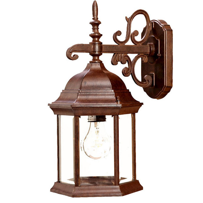 Acclaim Lighting Madison 1 Light Wall Sconce, Walnut