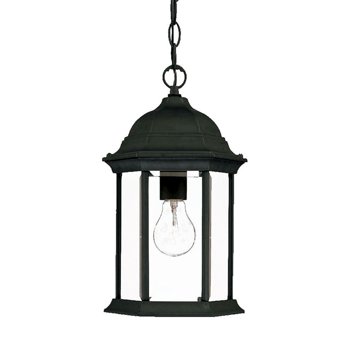 Acclaim Lighting Madison 1 Light 8" Hanging Light, Matte Black