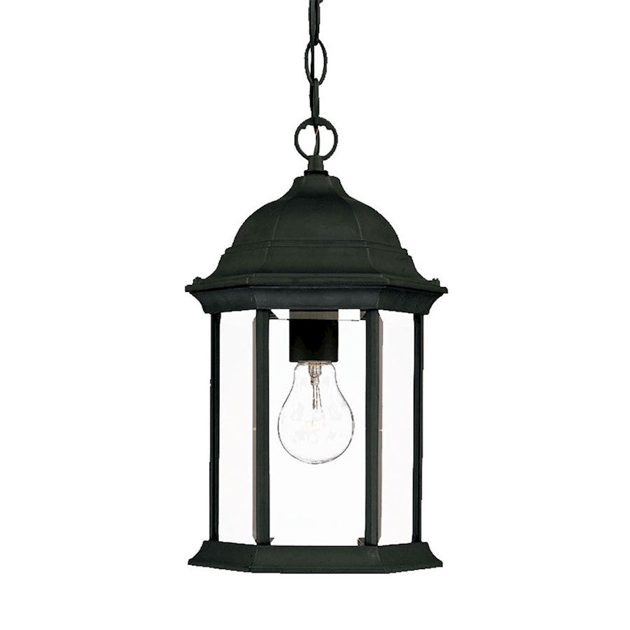Acclaim Lighting Madison 1 Light 8" Hanging Light, Matte Black