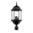 Acclaim Lighting Madison 3 Light Post Mount, Matte Black