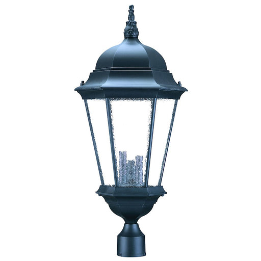 Acclaim Lighting Richmond 3 Light Post Mount, Matte Black