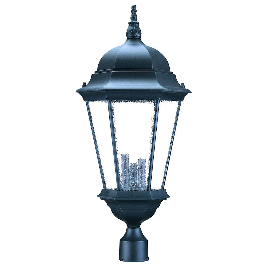 Acclaim Lighting Richmond 3 Light Post Mount, Matte Black
