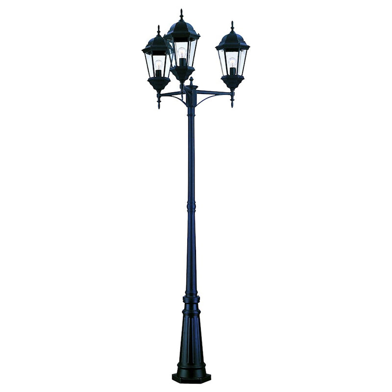 Acclaim Lighting Richmond 3 Light Post Light, Matte Black