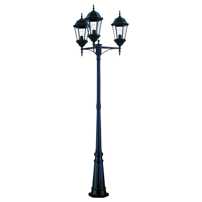 Acclaim Lighting Richmond 3 Light Post Light, Matte Black
