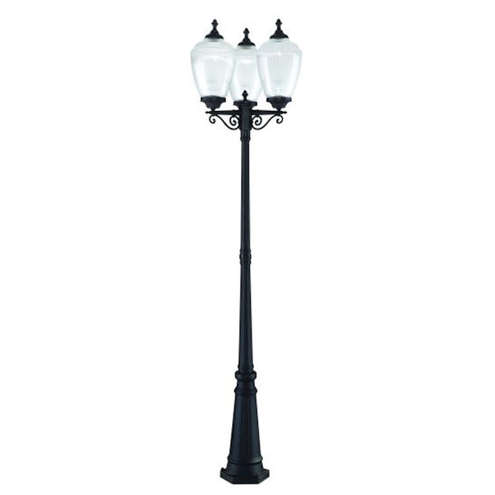 Acclaim Lighting Acorn 1 Light Post Light, Matte Black